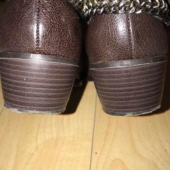 BCBGeneration Western Leather Cowgirl Ankle Boots - Picture 3 of 8